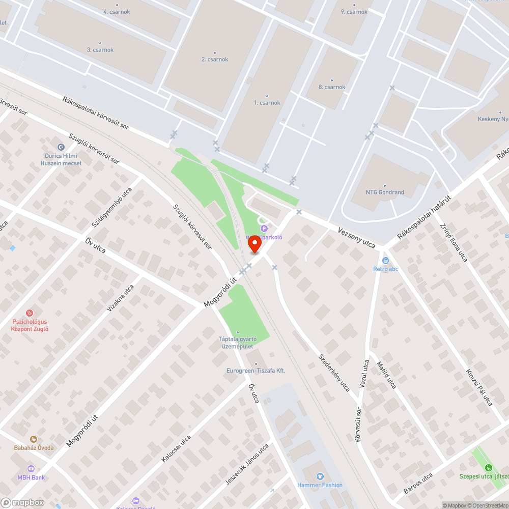 Rákospalotai körvasútsor és Mogyoródi út összekötése bejelentés helye