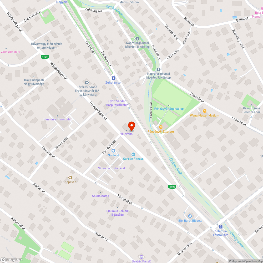 Görbe tükör Hűvösvölgyi úton bejelentés helye