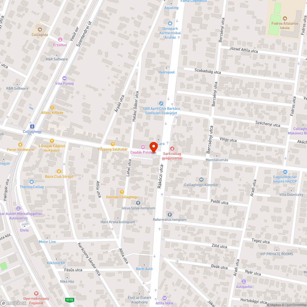 Halott fa bejelentés helye