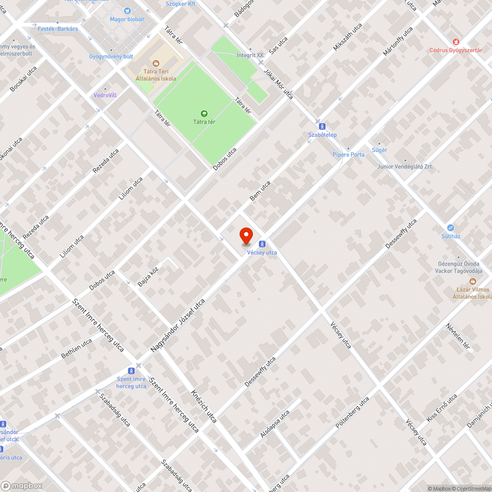 Fatuskó bejelentés helye