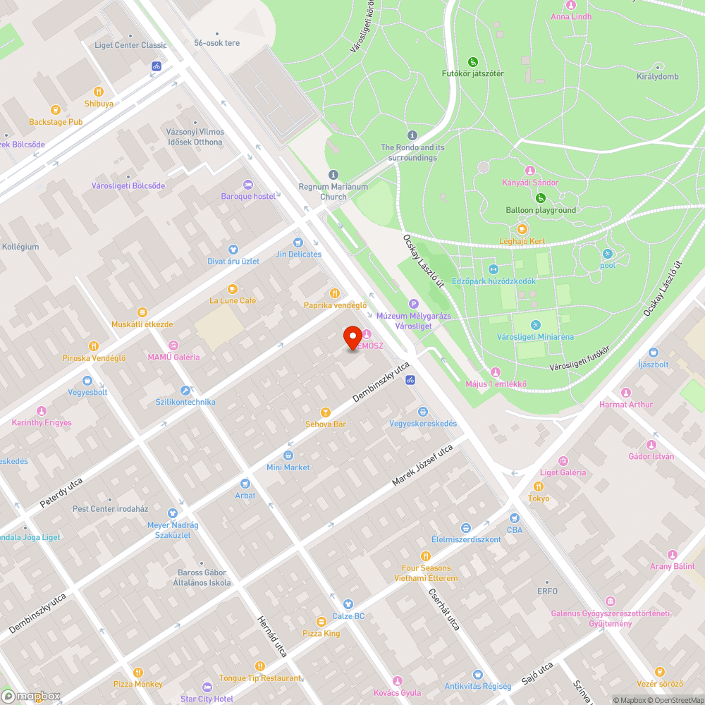 Kátyú és remegő lakások bejelentés helye