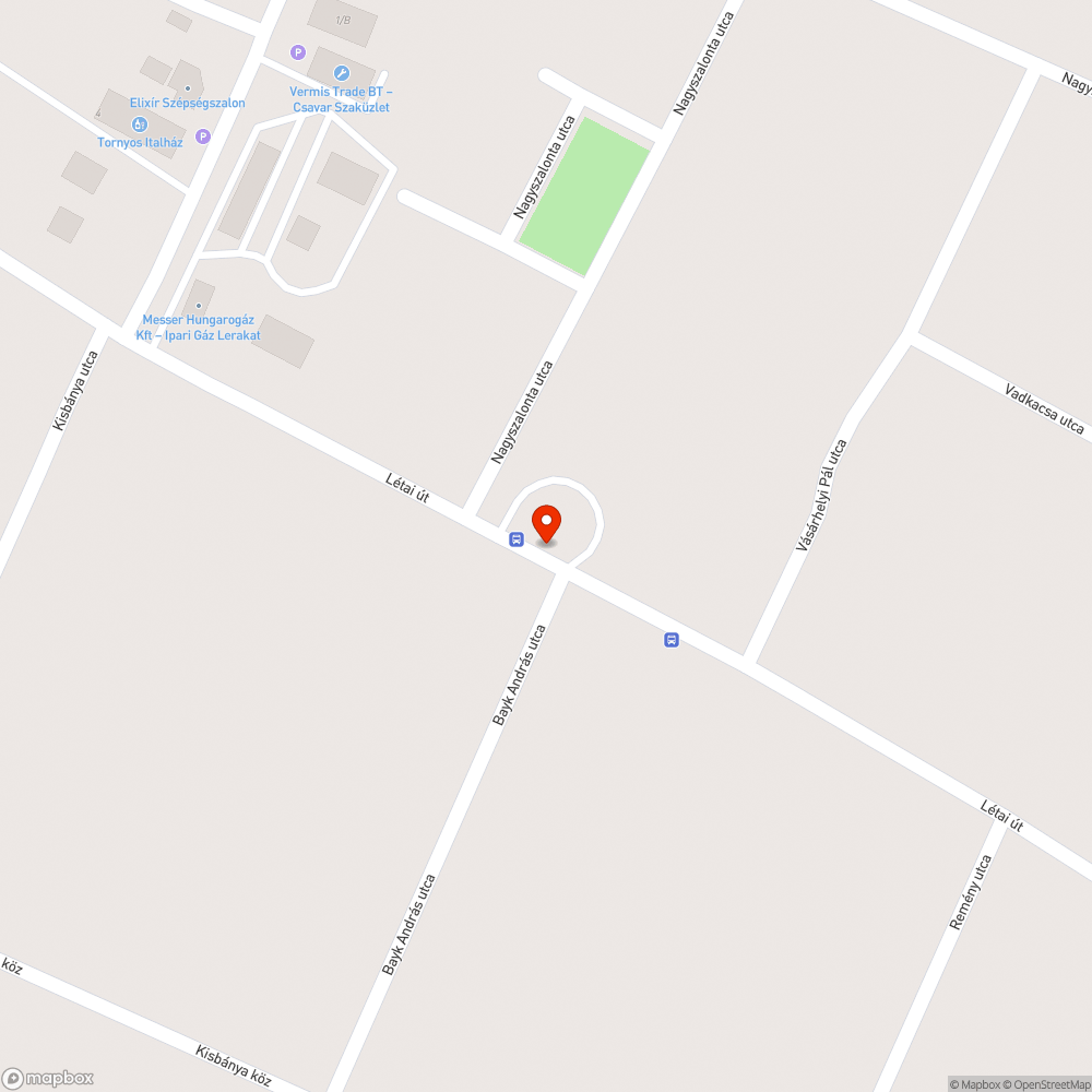 törött pad bejelentés helye