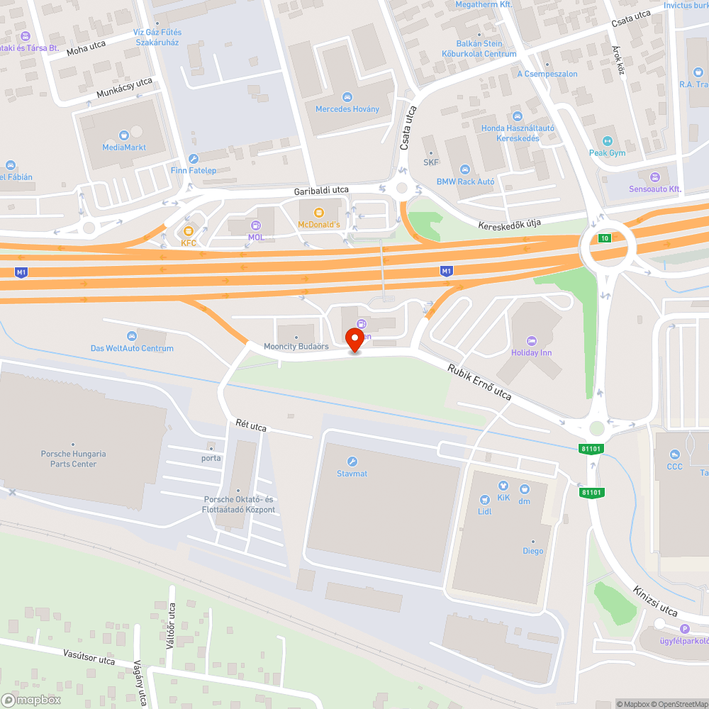 Eresztő tűzcsap bejelentés helye