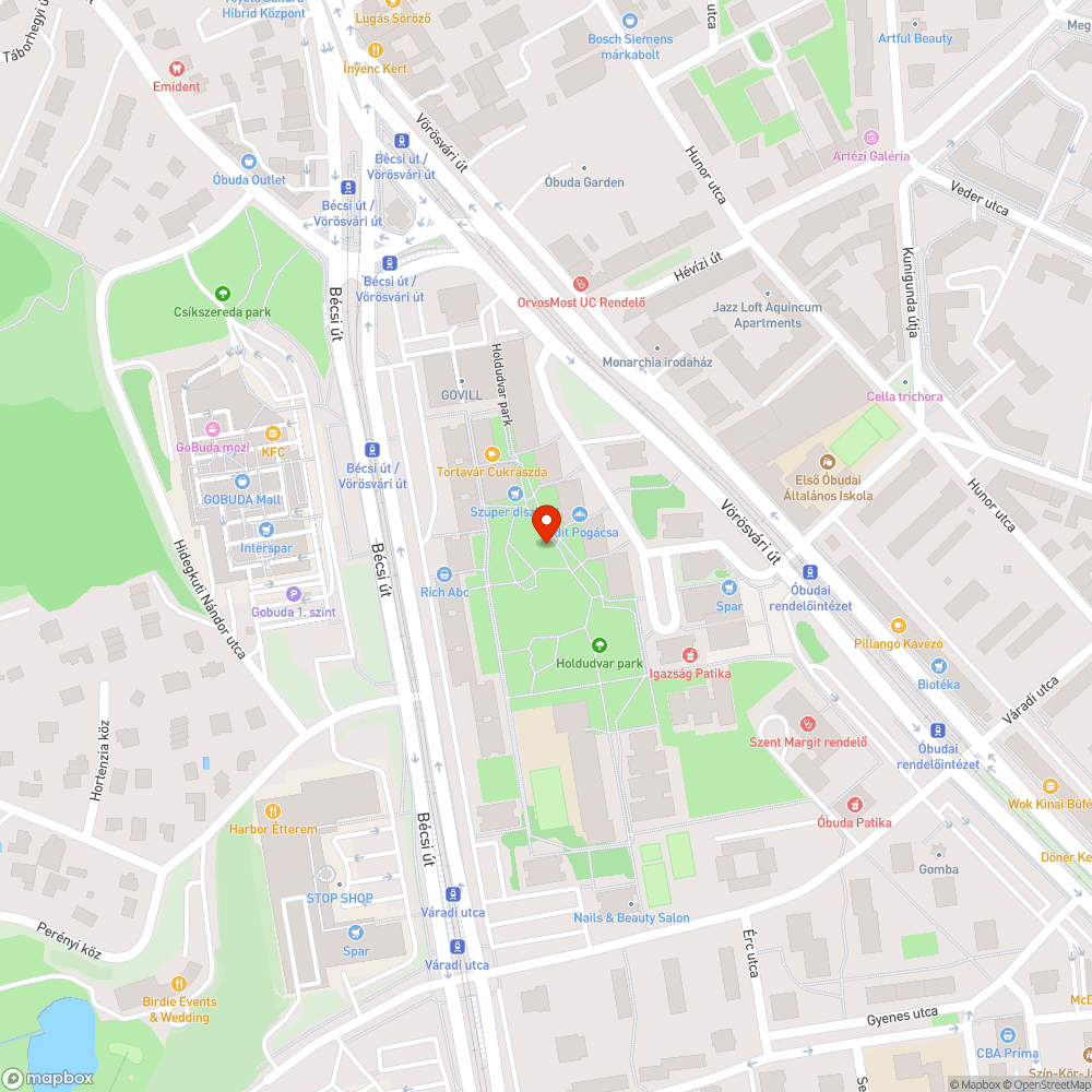 Szemetes Holdudvar bejelentés helye