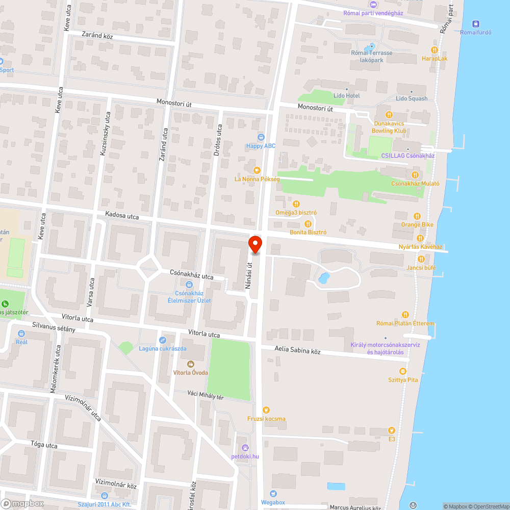 Nem takarított járdaszakasz bejelentés helye