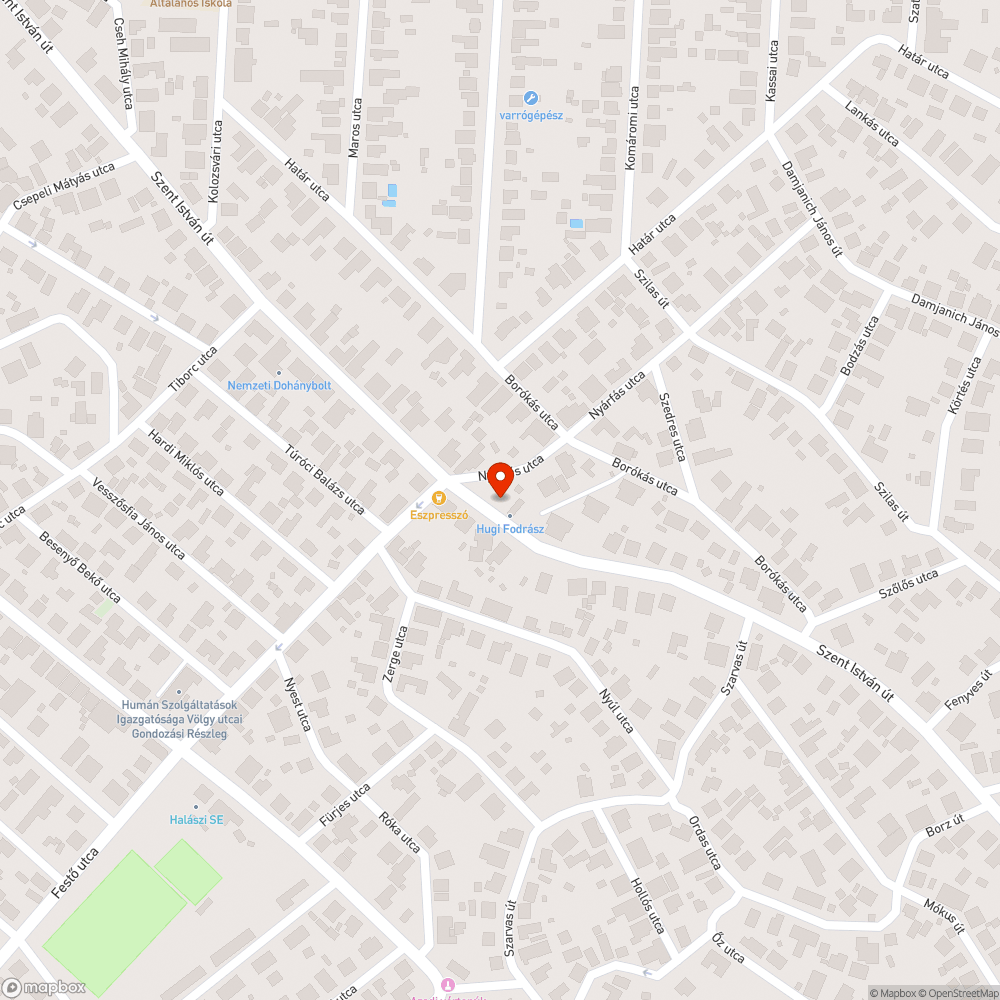 Mocskos buszváró bejelentés helye