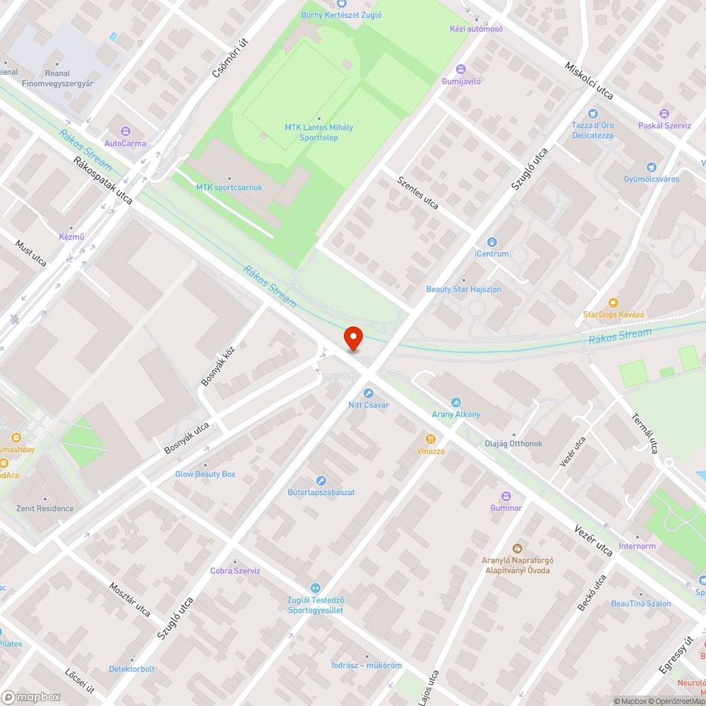 Kerékpárút mellett életveszélyes korlát bejelentés helye