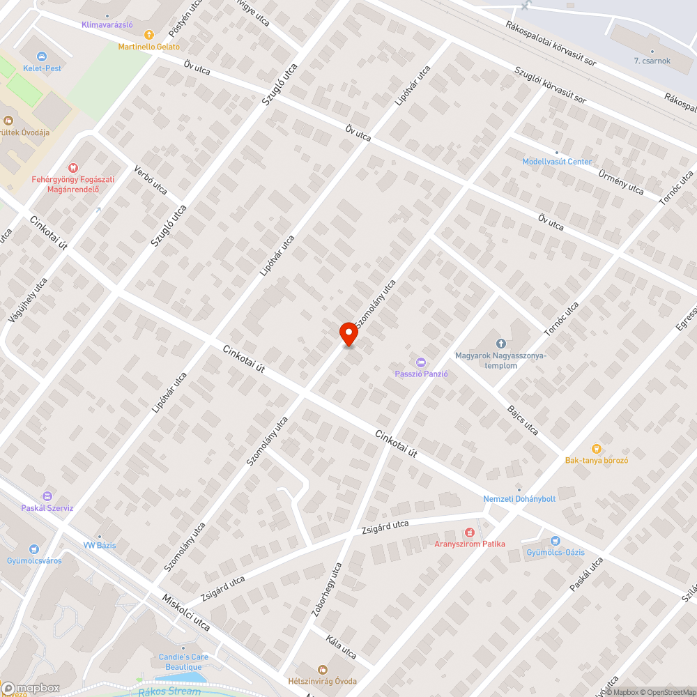 Roncsautó parkol az utcában bejelentés helye