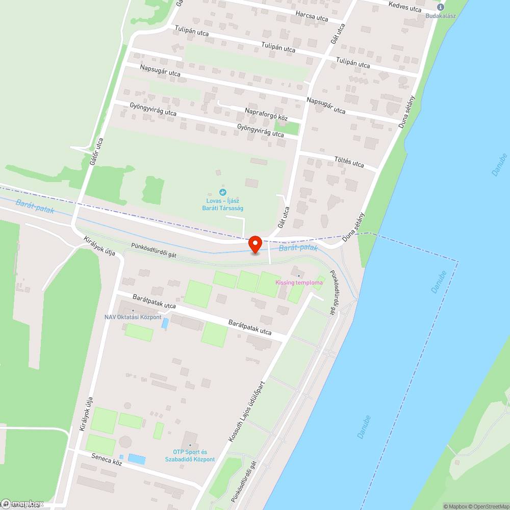 Necces útszűkítő bejelentés helye