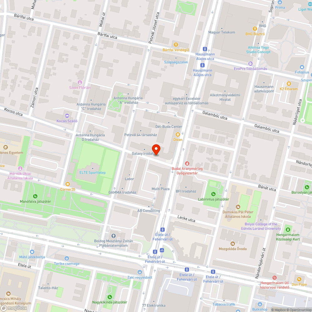 Közútra pakolt virágládák bejelentés helye