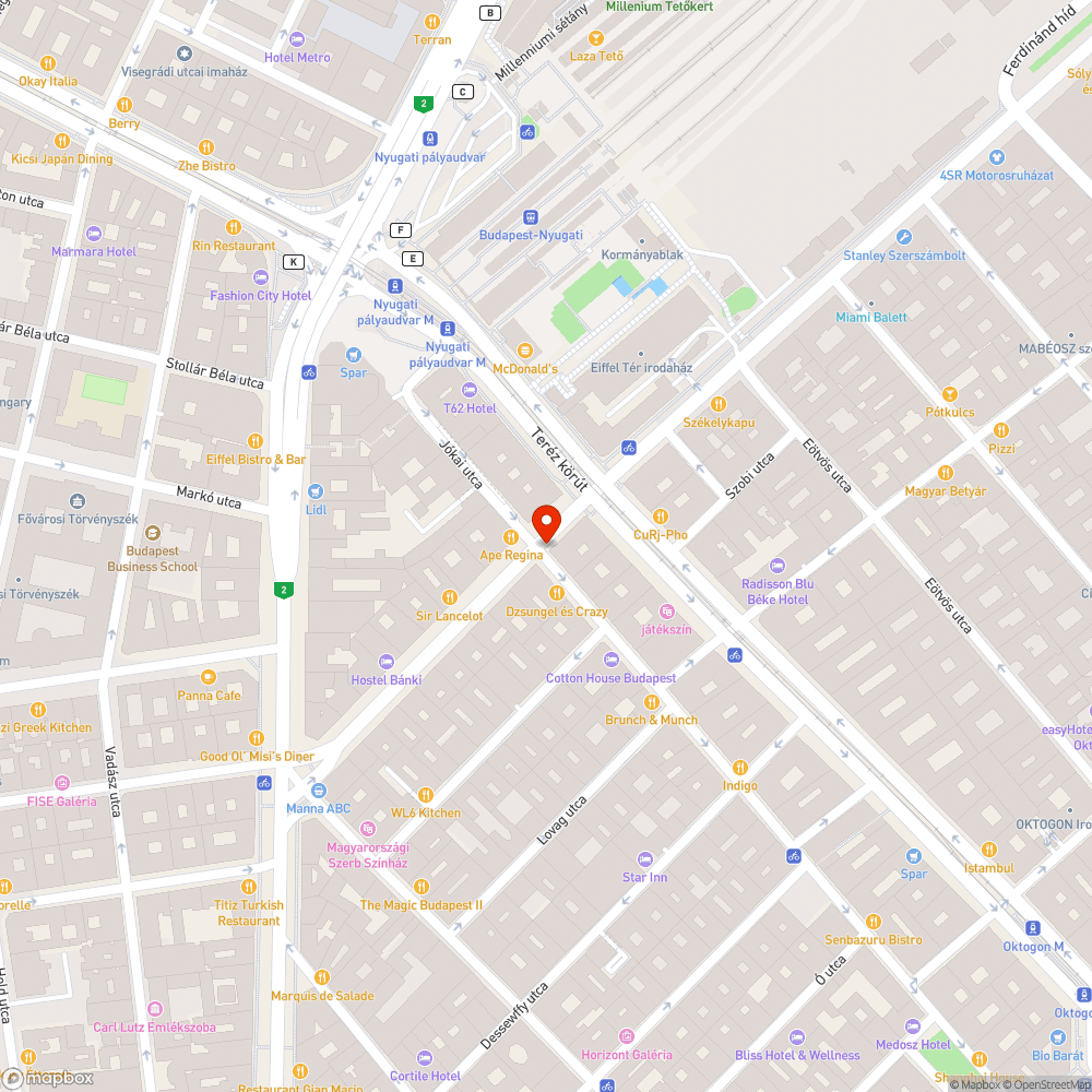 Akadály bejelentés helye