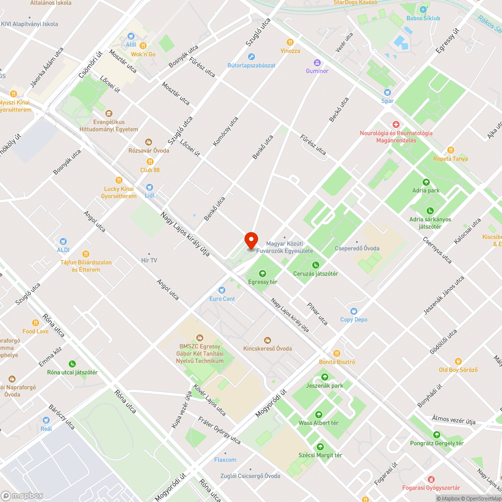 Kiszáradt magas fa bejelentés helye