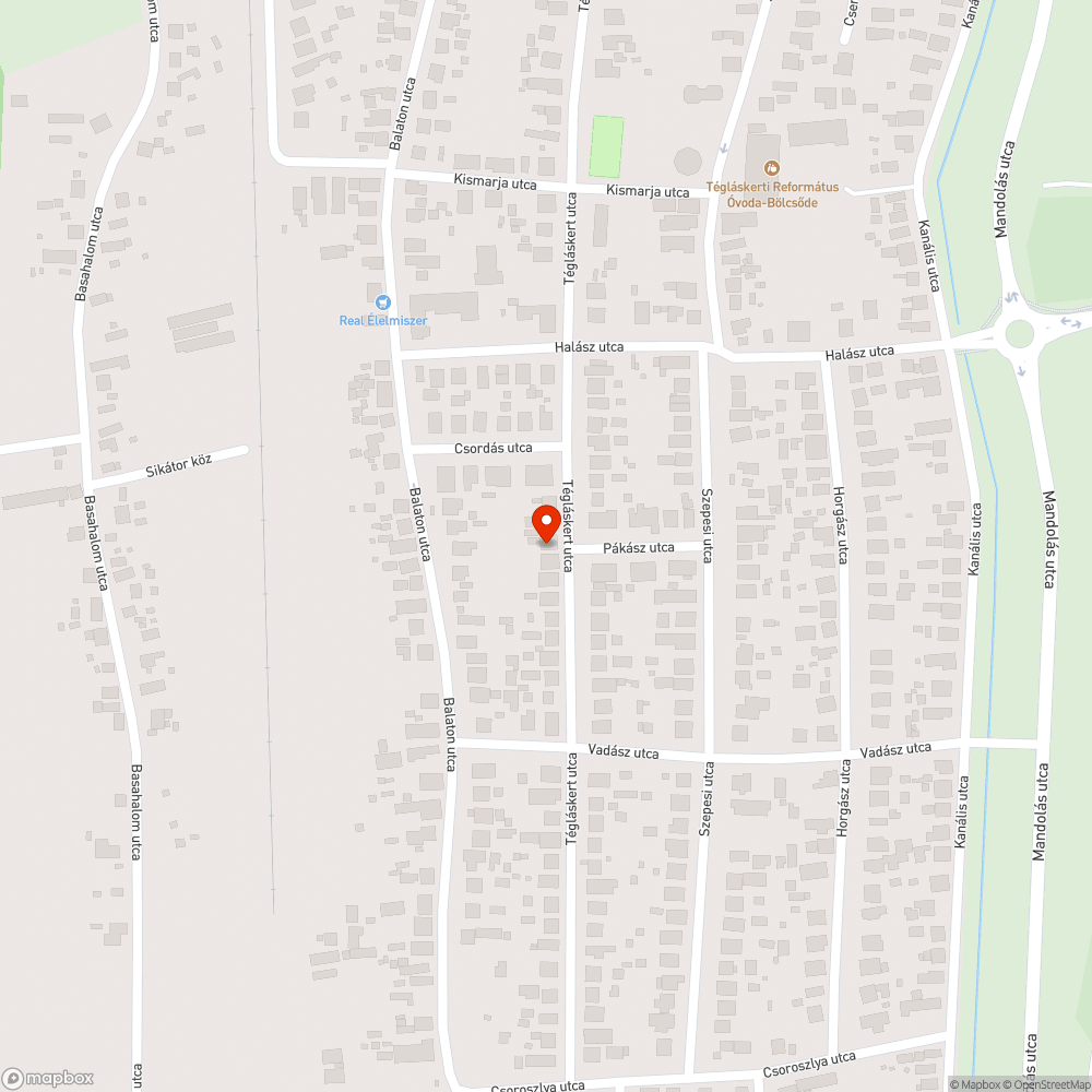 Kátyú bejelentés helye