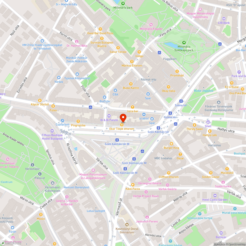 Széll Kálmán tér bejelentés helye