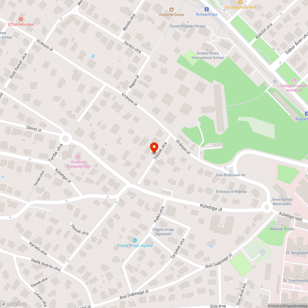 Elhagyott jarmu bejelentés helye