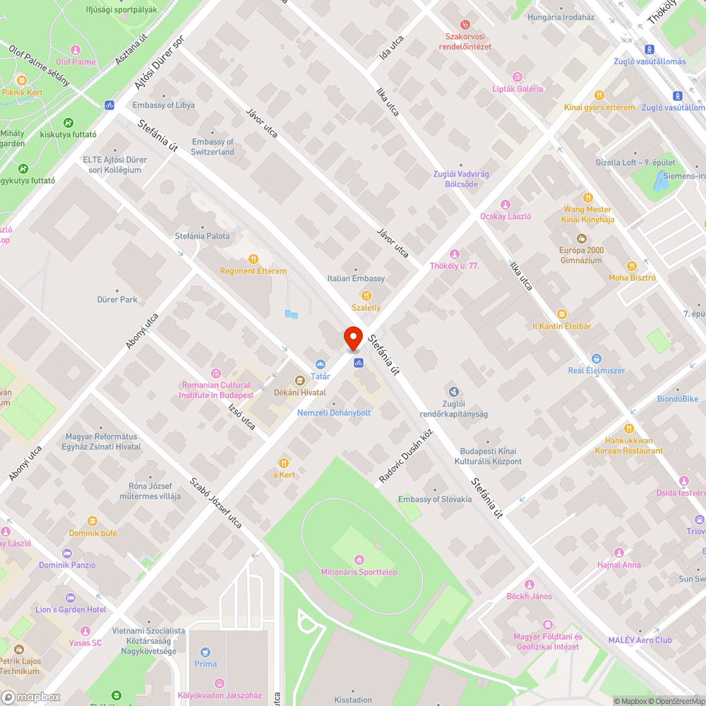 Aszfaltmarás után nem visszafestett kerékpársáv bejelentés helye