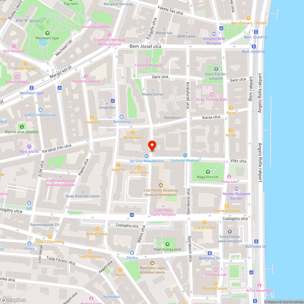 Veszélyes magasságba tett veszélyjelző tábla bejelentés helye