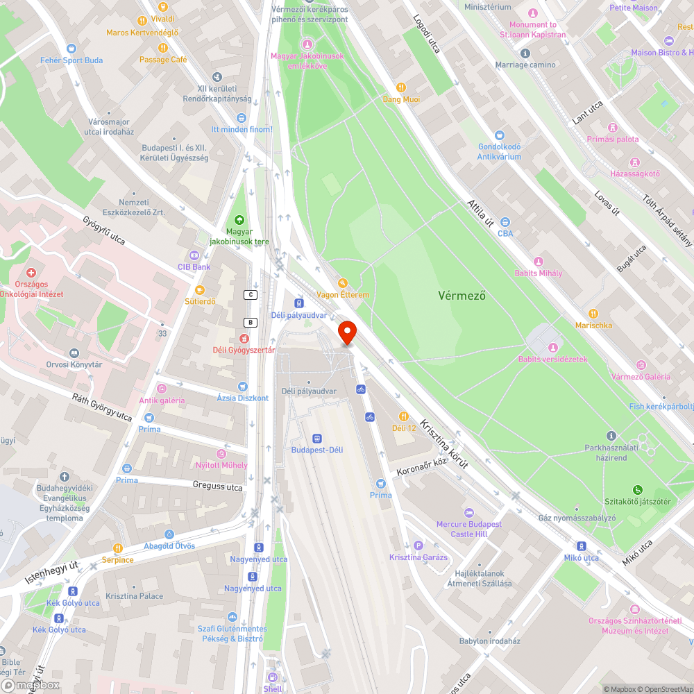 Koszos metróállomás bejelentés helye