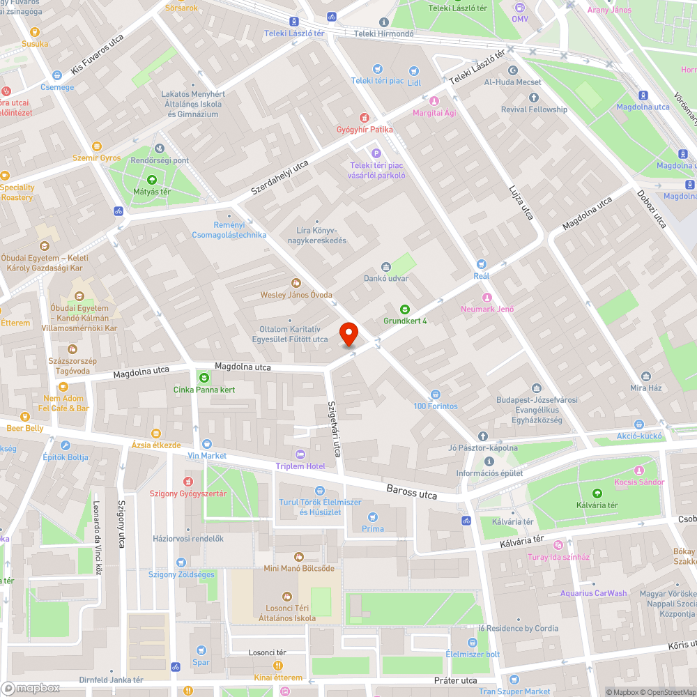 Hiányos járda és padka bejelentés helye