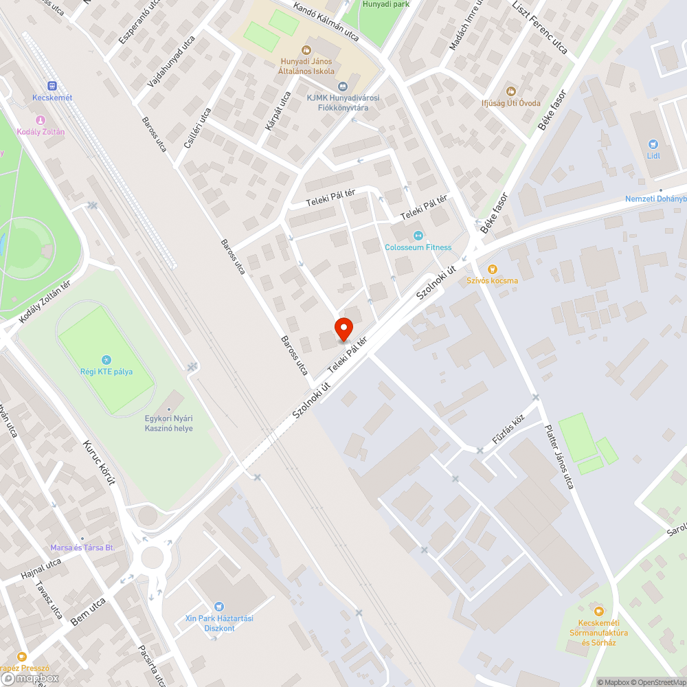 Sérült fedlap bejelentés helye