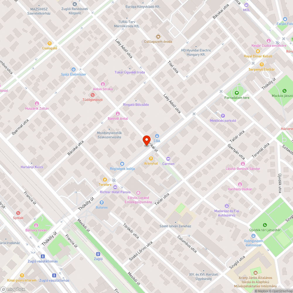 Megsüllyedt, töredezett fedlap bejelentés helye