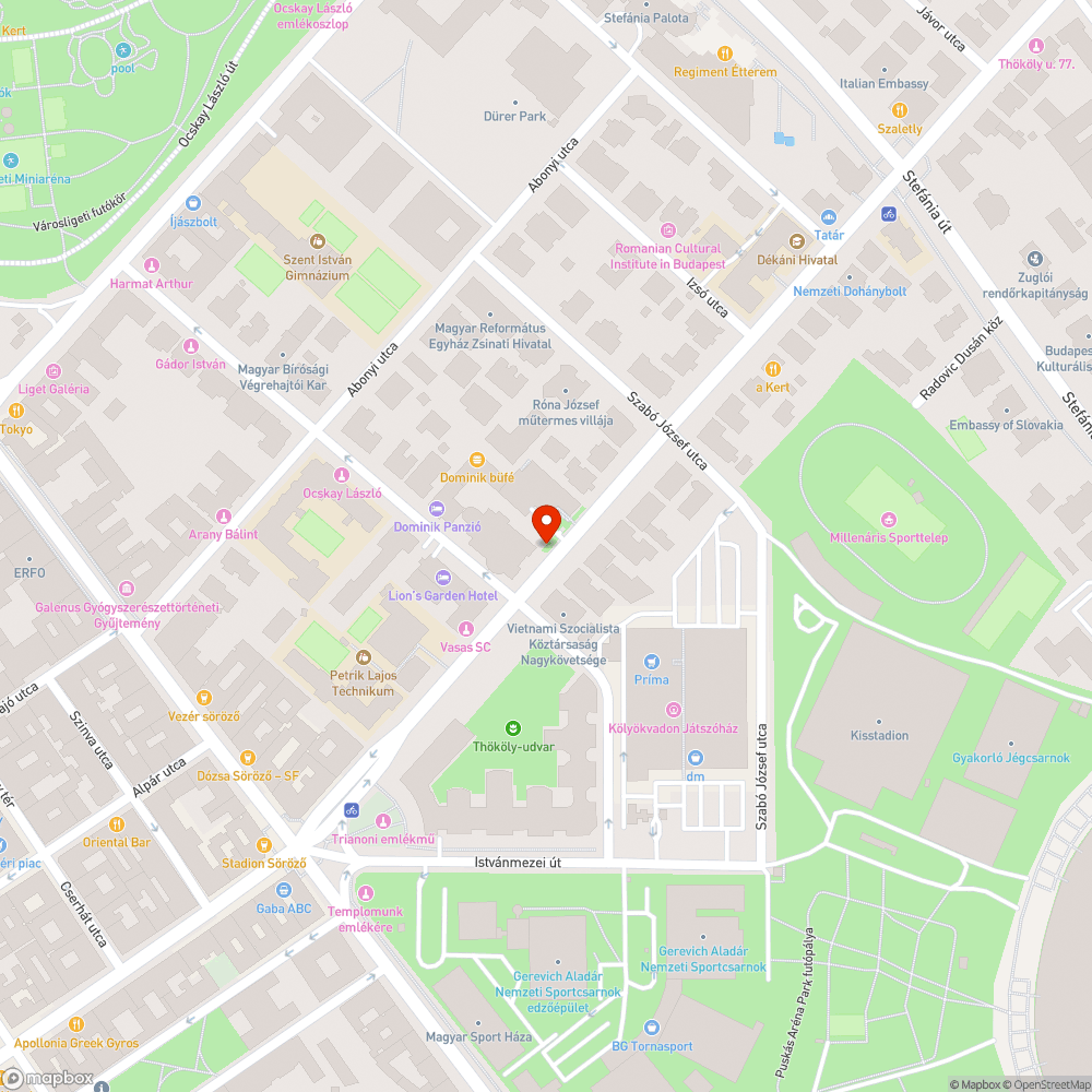 Graffitis utasváró bejelentés helye