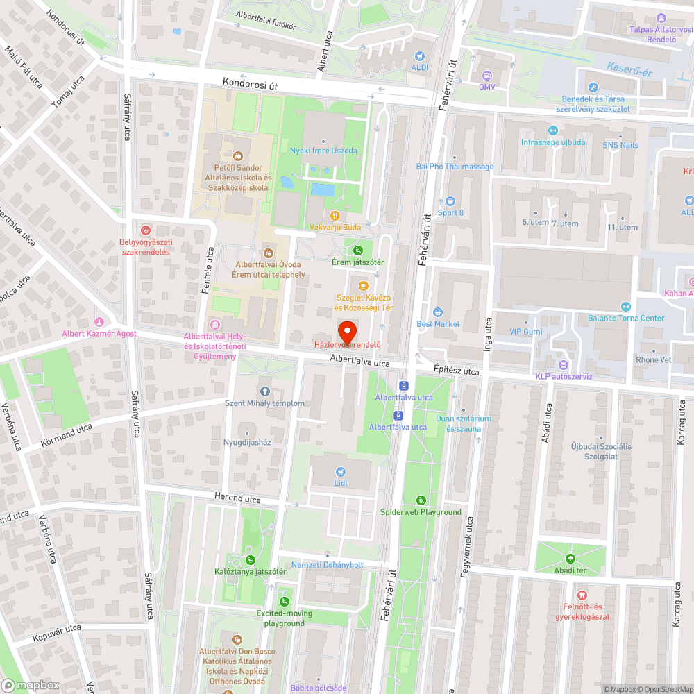 Kopott pad bejelentés helye