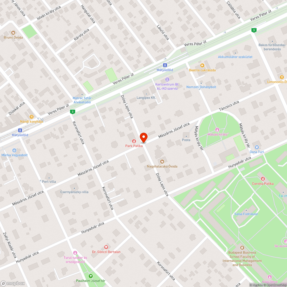 Kisméretű tábla bejelentés helye