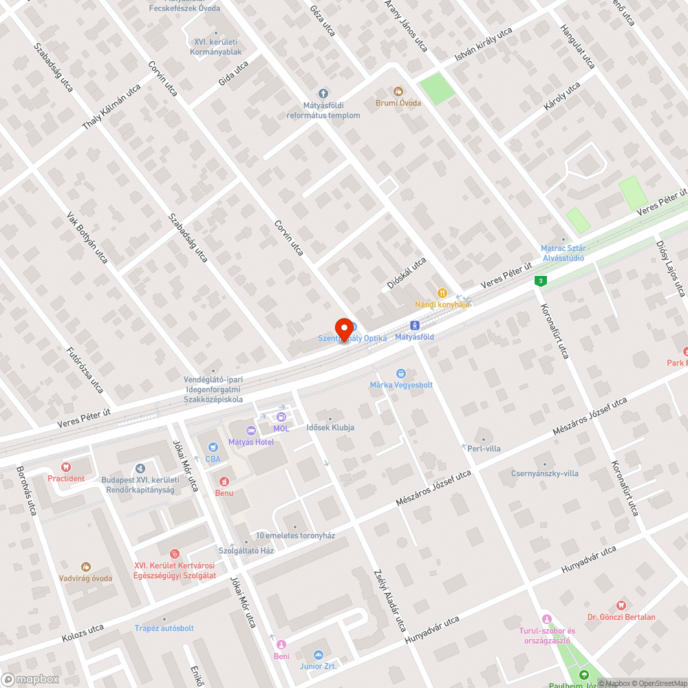 Rendszám nélküli Volvo bejelentés helye