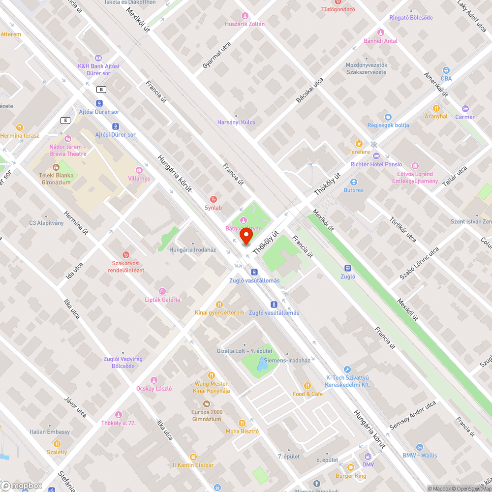 Megsüllyedt fedlap bejelentés helye