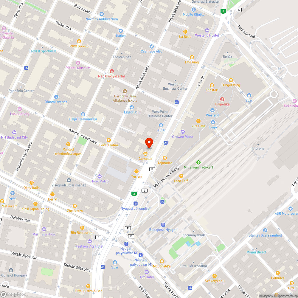 Hetek óta jelzett, javítatlan járdahiba a Váci út elején bejelentés helye