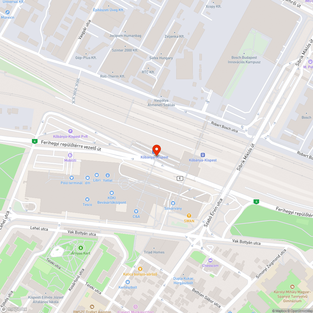 Beázó KöKi II. 2.0 bejelentés helye