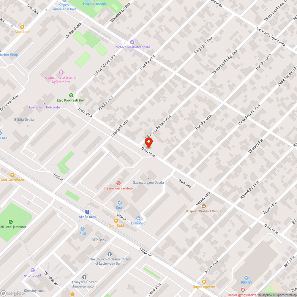 Roncsduó bejelentés helye