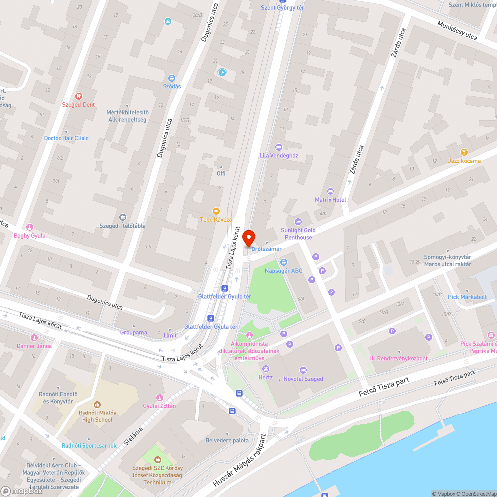 Kerékpárút kátyú a kereszteződés pereménél bejelentés helye