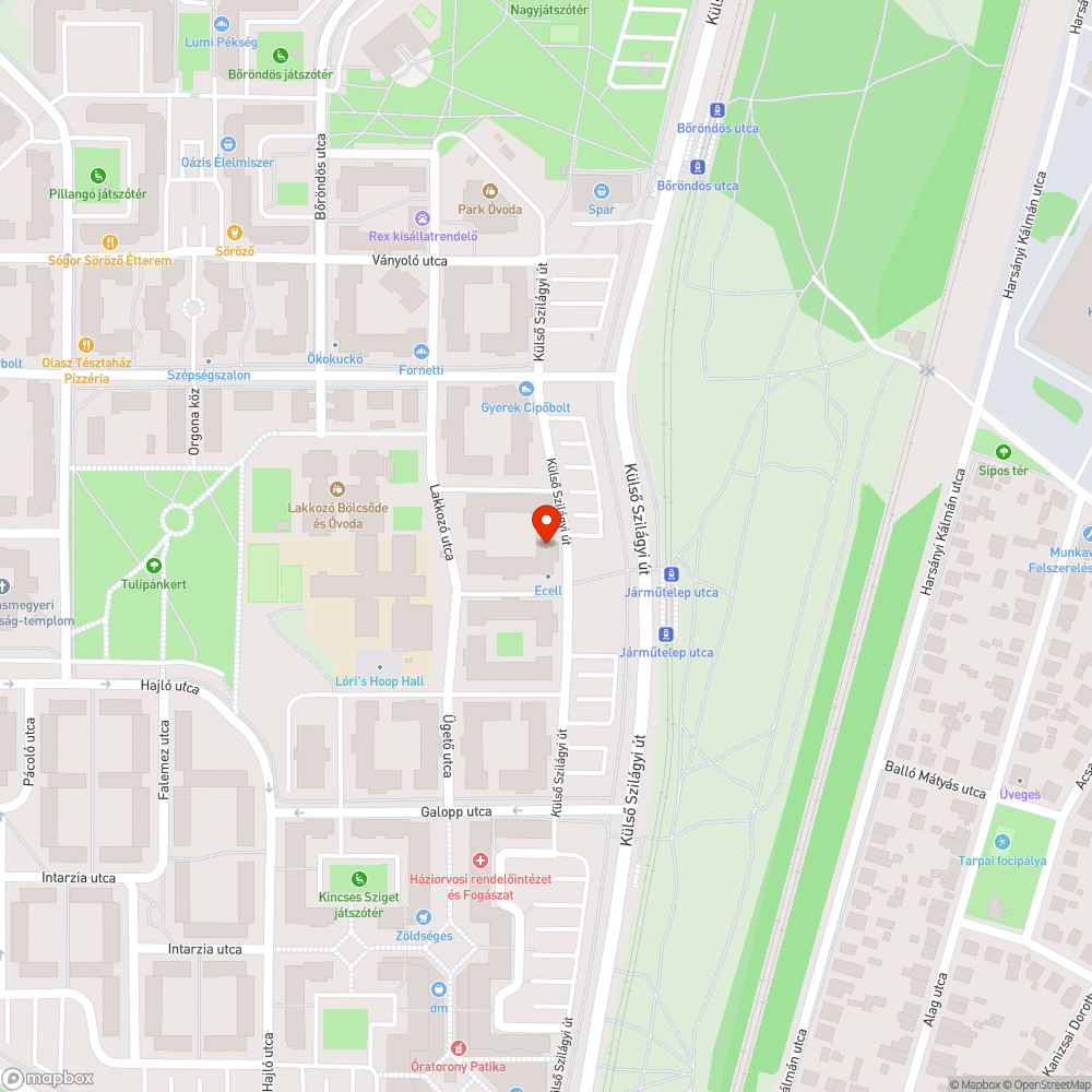 Parkoló foglaló roncs bejelentés helye