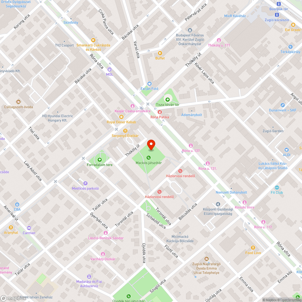 Játszótéri mászóka bejelentés helye