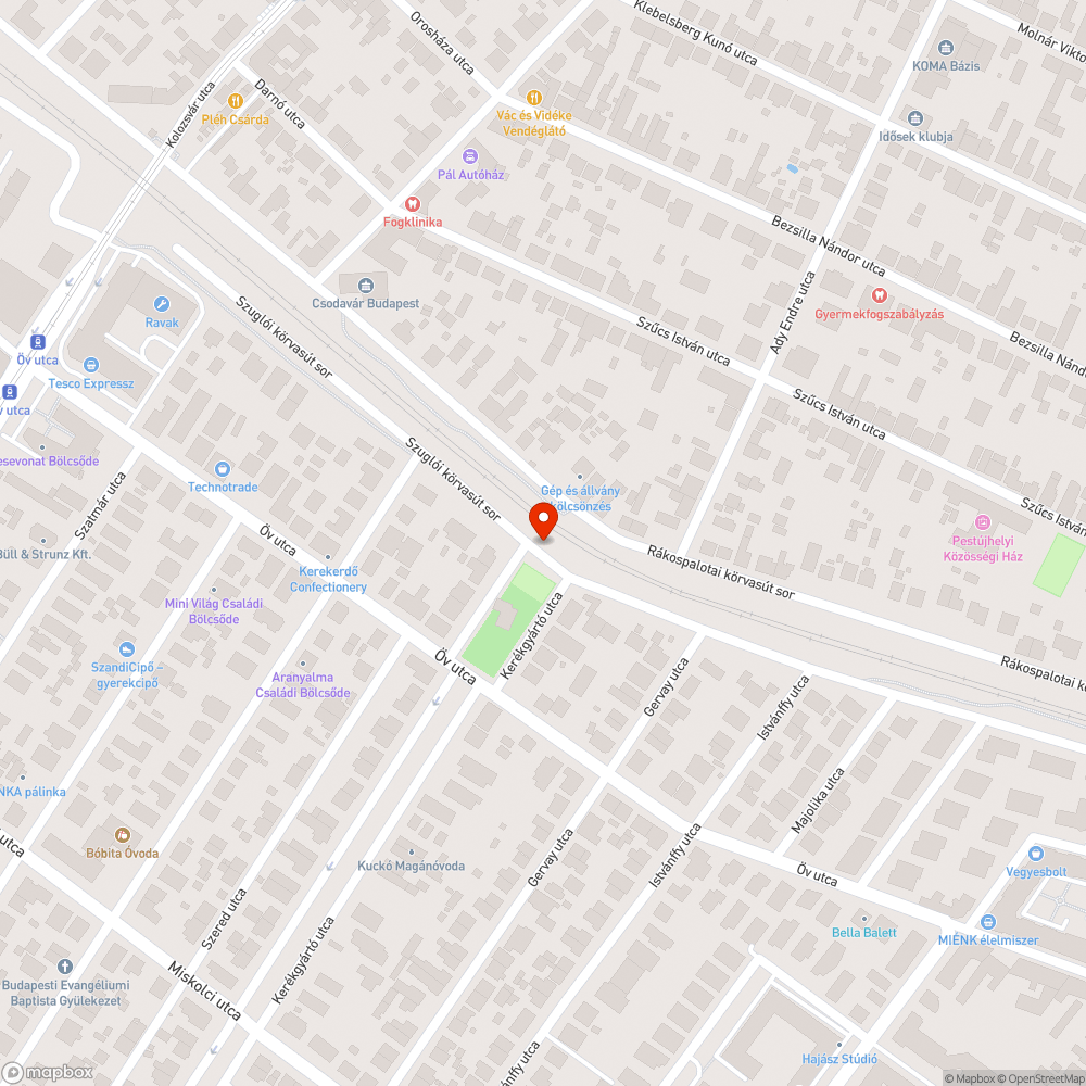 Illegális szemét bejelentés helye