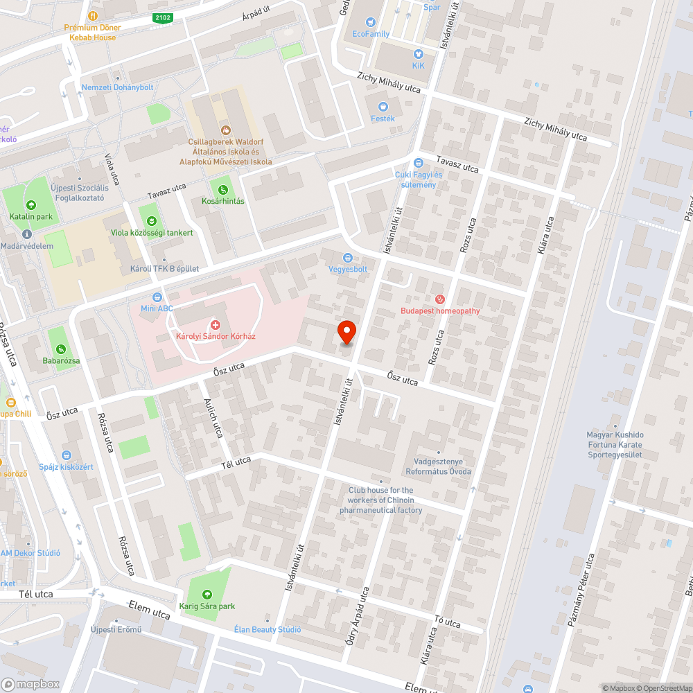 Eldugult vízelvezető bejelentés helye