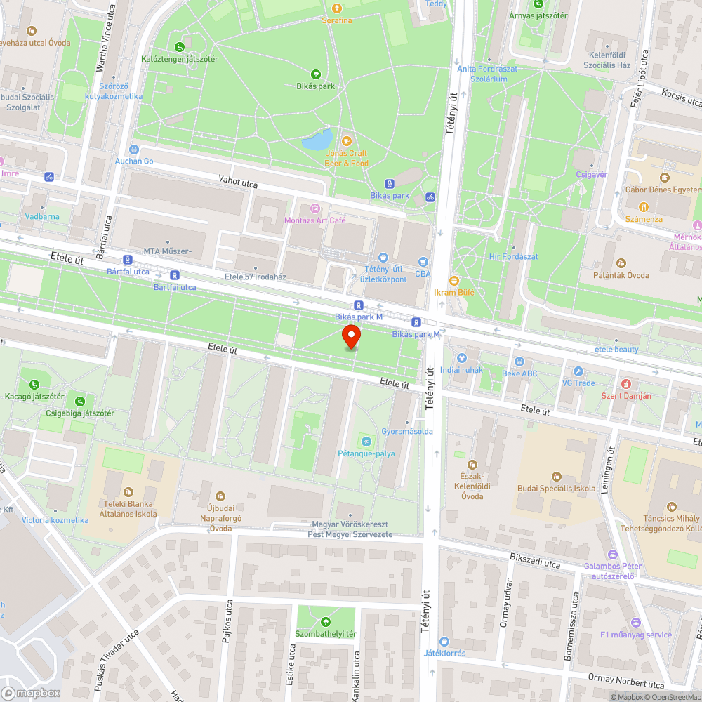 Kiszáradt fák bejelentés helye