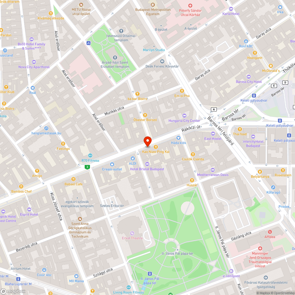 Hiányzó pollerek bejelentés helye