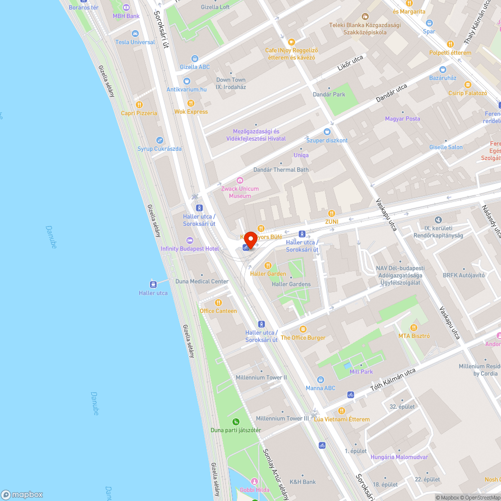 Megemelkedett fedlap bejelentés helye