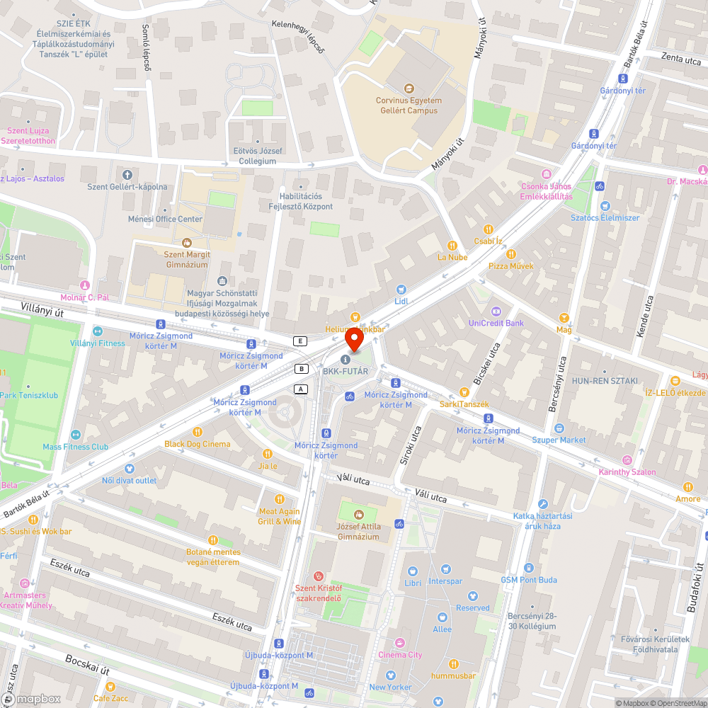 Sitt a Moriczon bejelentés helye