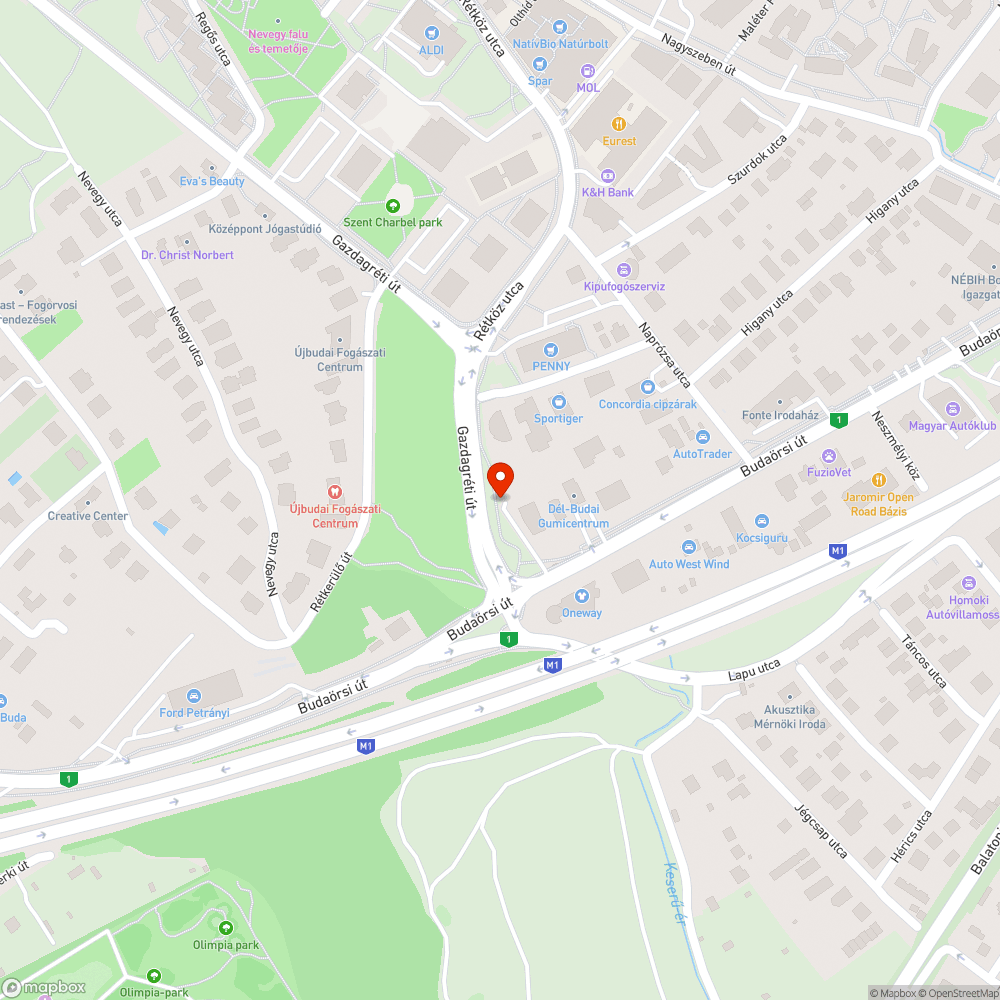 Elhagyott jármű bejelentés helye