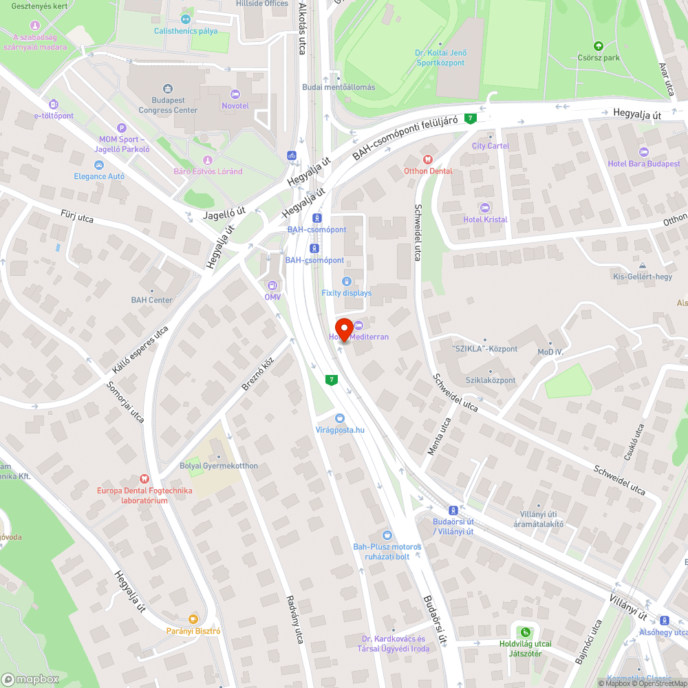 Két problémás csatornafedél bejelentés helye