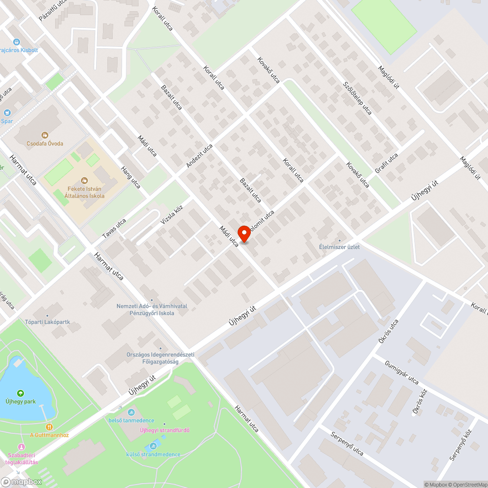 Autóroncs közterületen bejelentés helye