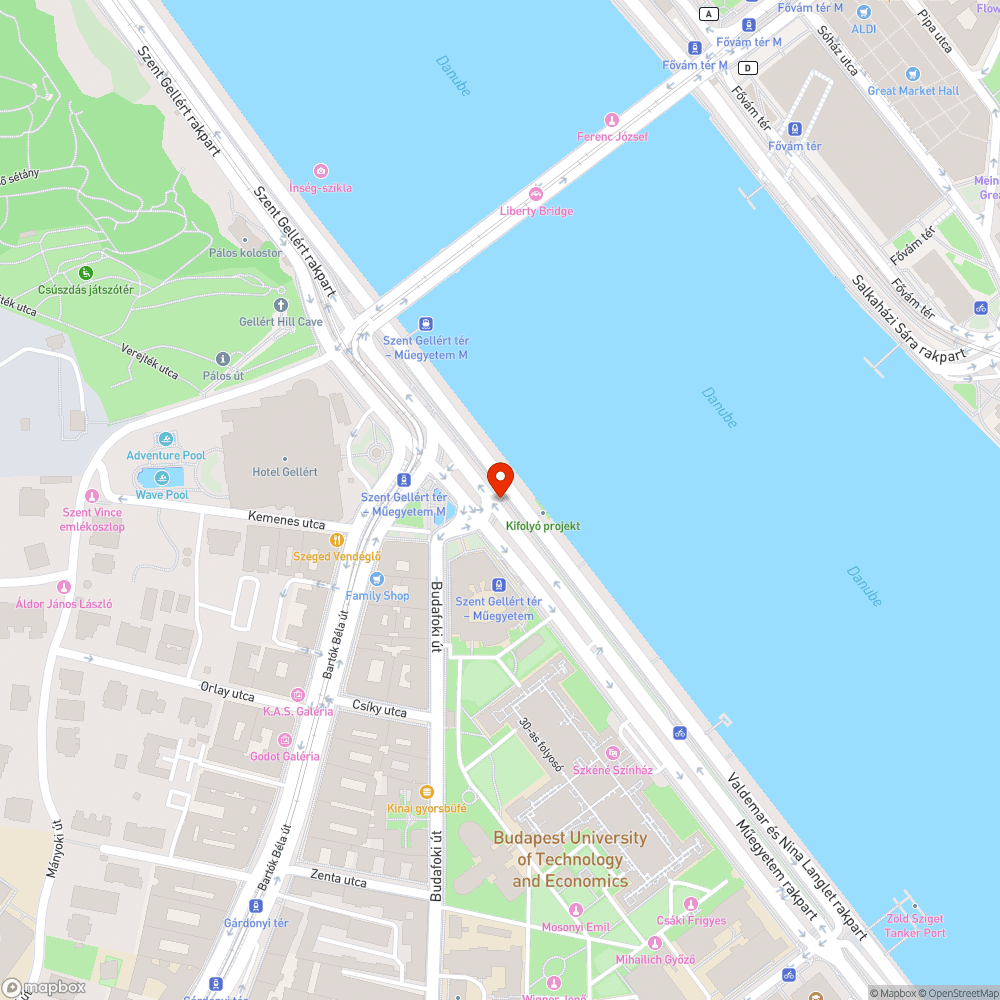 Alacsony EuroVelo 6 tábla bejelentés helye