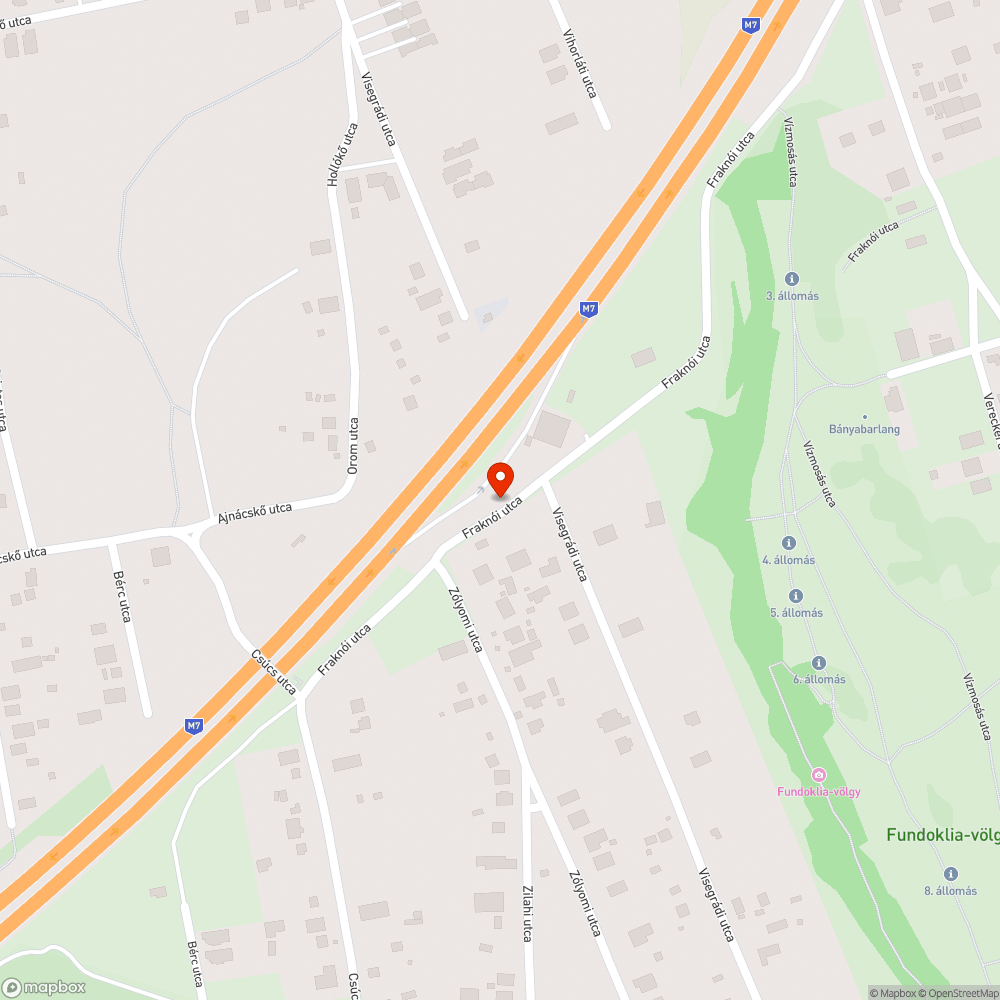 Felmart aszfalt bejelentés helye