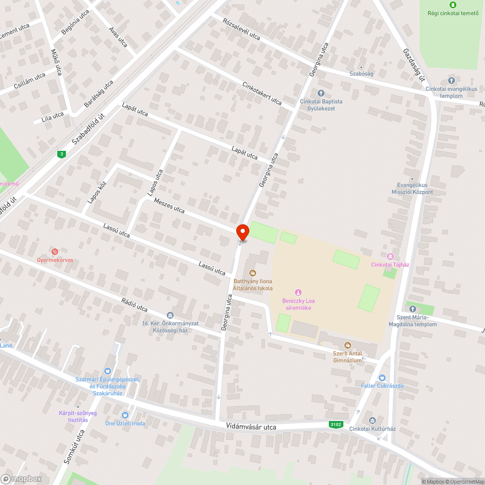 Balesetveszélyes járda bejelentés helye