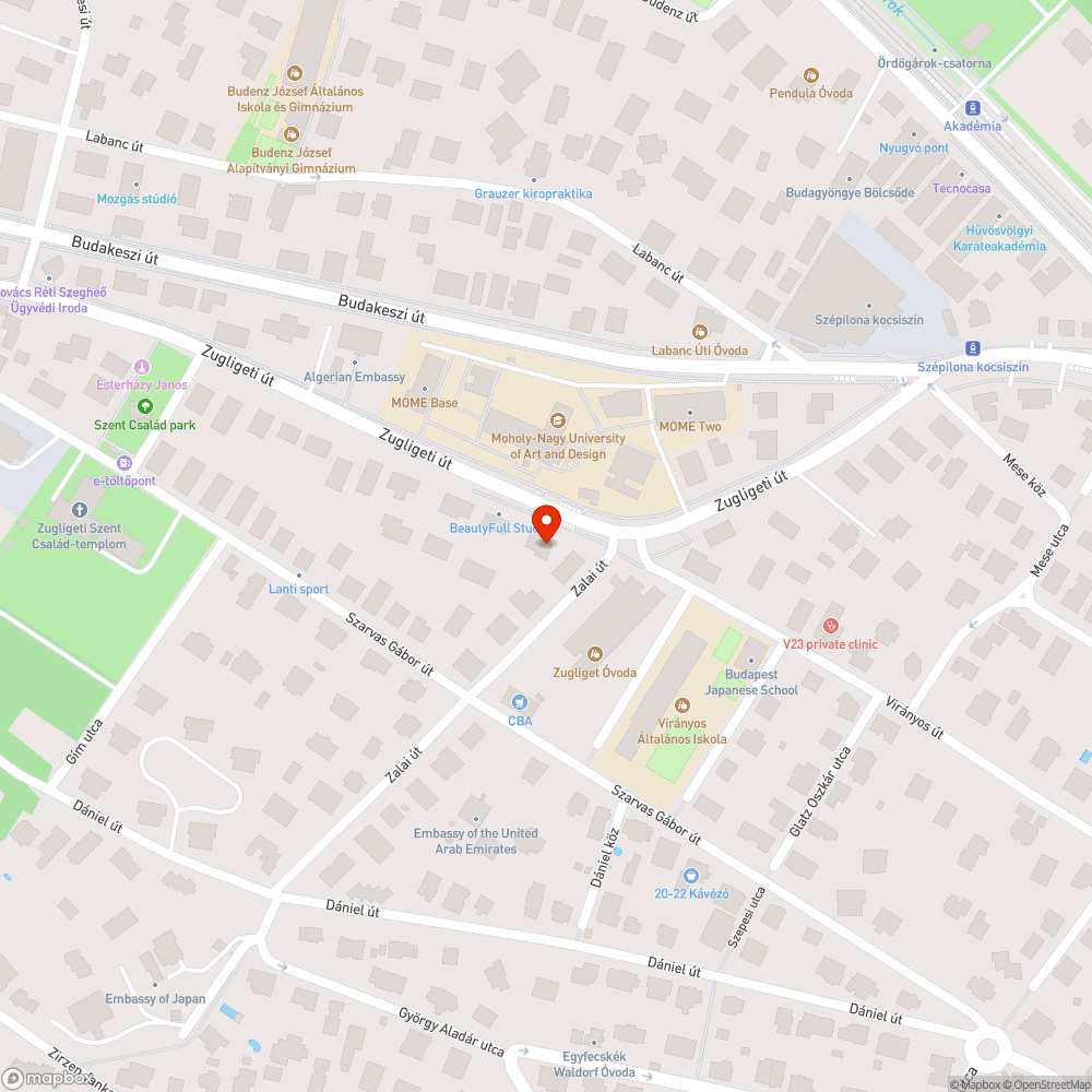 Kidőlt fa bejelentés helye