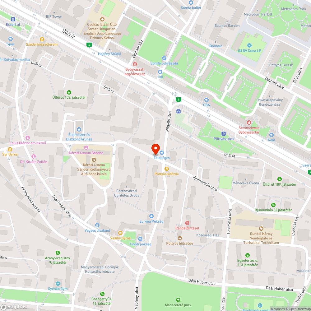 Elhagyott autók bejelentés helye